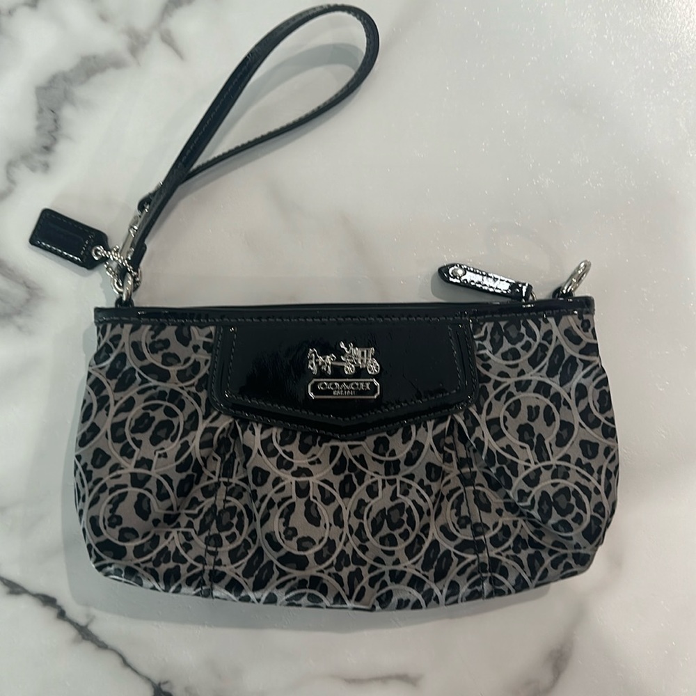 Coach large wristlet